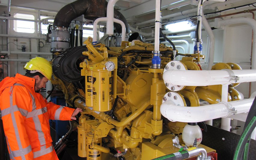 Marine engine repair and mechanical services
