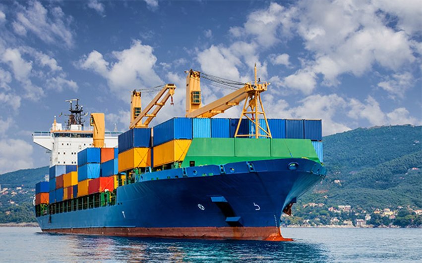 Supply boat for fuel, provisions, and spare parts delivery